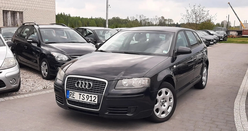 Audi A3 cena 15600 przebieg: 220000, rok produkcji 2005 z Raszków małe 121